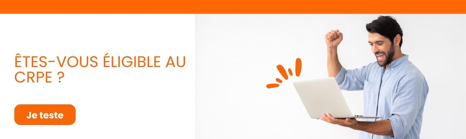 Bannière test d'éligibilité