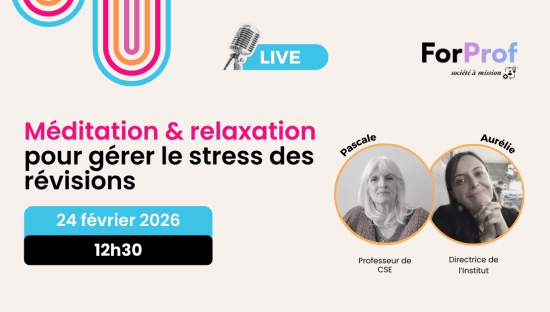 Session de méditation / relaxation pour gérer le stress des révisions