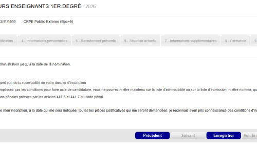 Prepa CRPE inscription devenir prof des ecoles