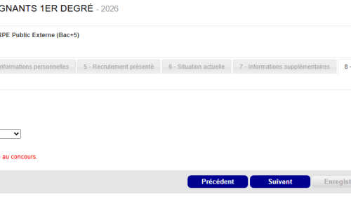 Prepa CRPE inscription devenir prof des ecoles