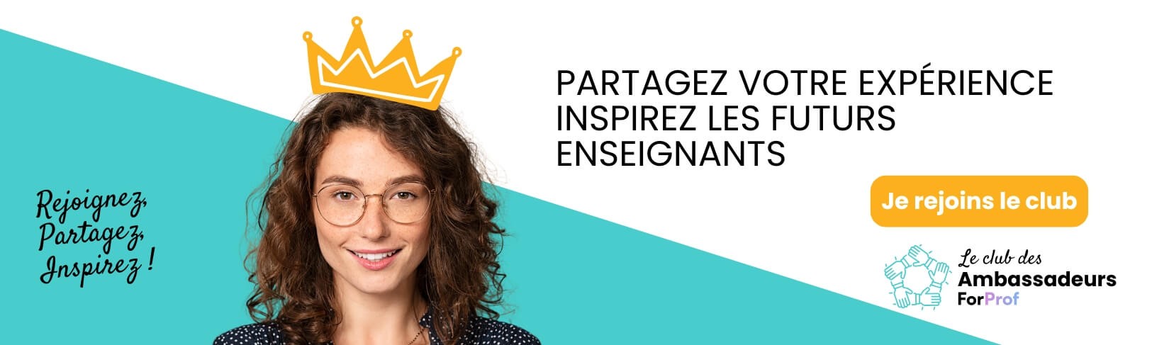 Bannière ambassadeurs ForProf