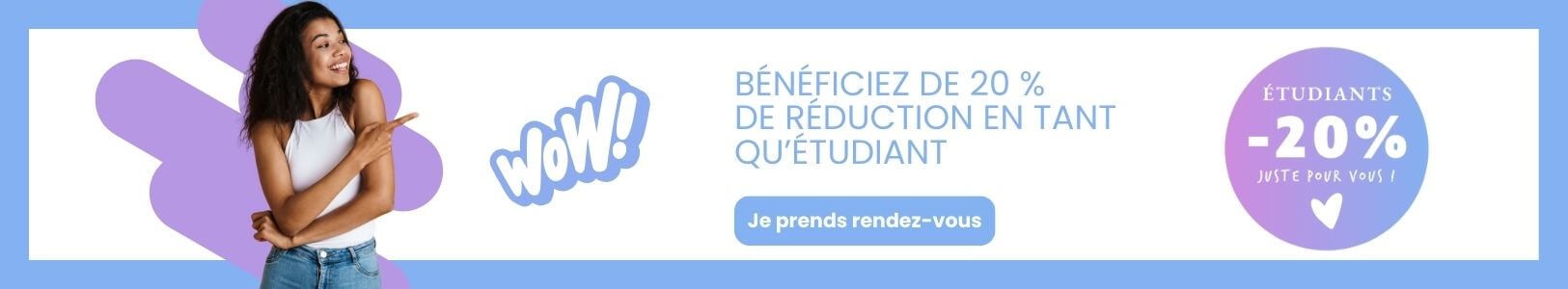Bannière 20 % étudiants CRPE