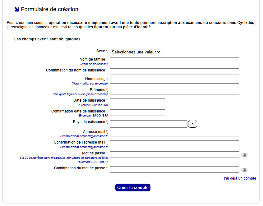 Prepa CRPE inscription