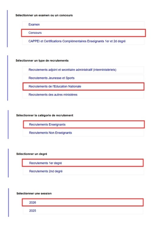Formation CRPE inscription