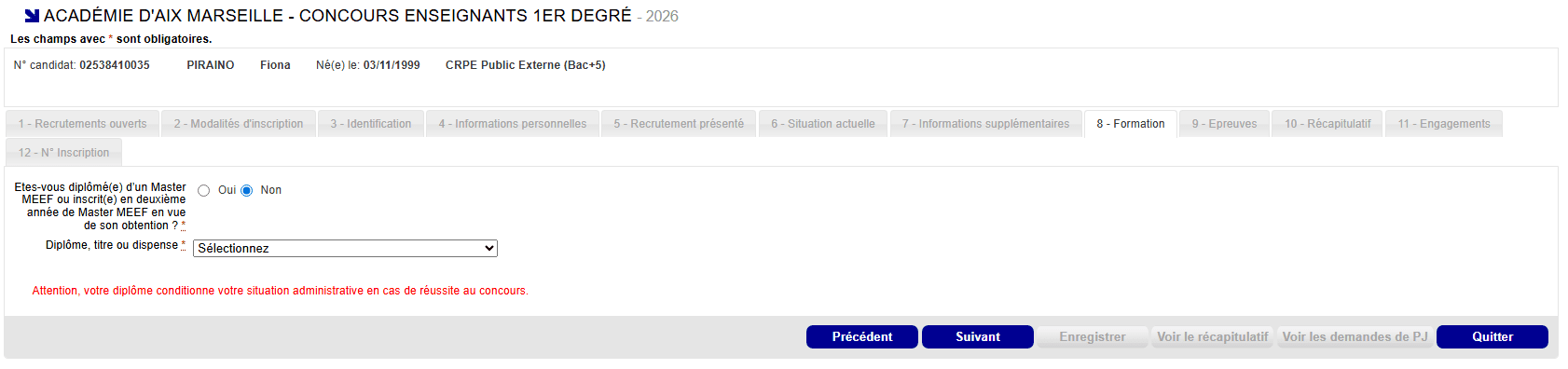 Prepa CRPE inscription devenir prof des ecoles