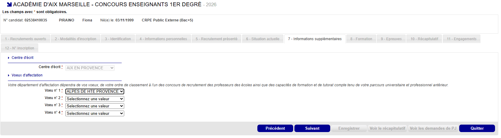 Prepa CRPE inscription devenir prof des ecoles