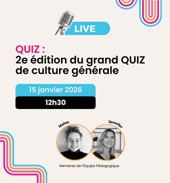 Prépa CRPE : 2e édition du grand QUIZ de culture générale