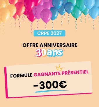 Offre anniversaire GAGNANTE 300 2026