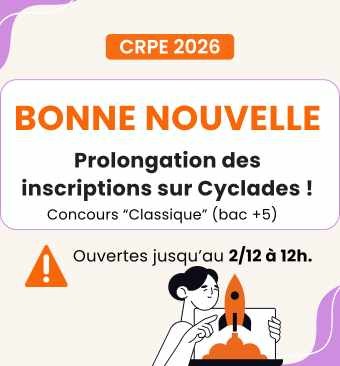 CRPE 2026 : dernières places sur notre formule CONNECT