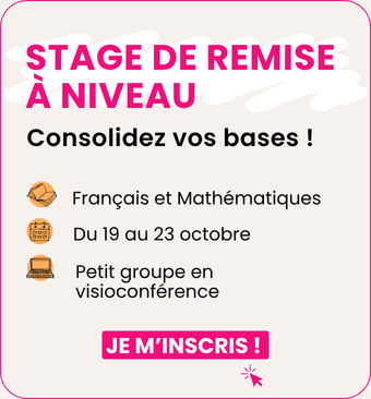 Stage de remise à niveau maths et français CRPE 2027