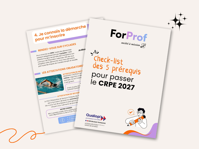 Checklist prérequis pour CRPE