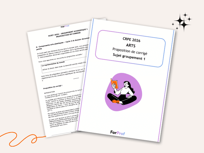 corrigé arts 2026