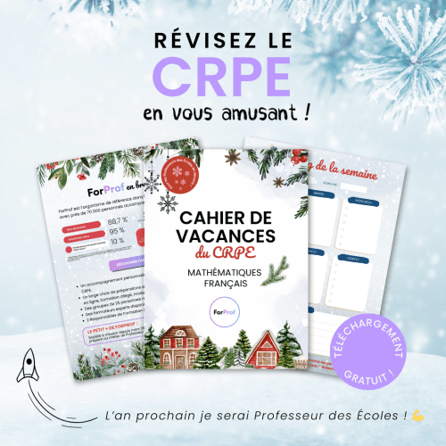 Téléchargez le cahier de vacances d'hiver  du CRPE