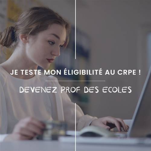 Formation CRPE : Devenez prof des ecoles