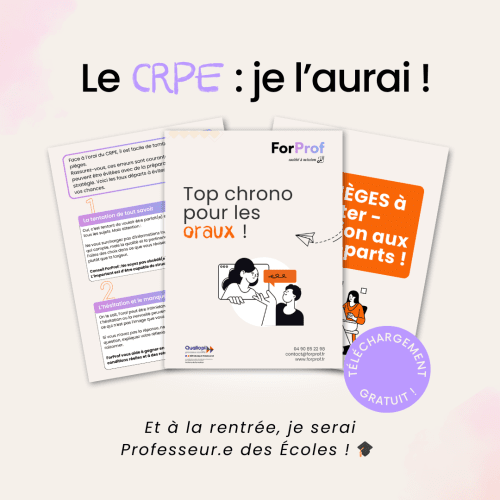 Téléchargez notre guide top chrono pour les oraux