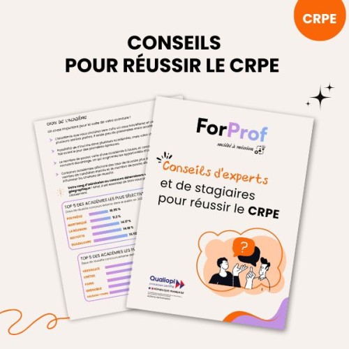Téléchargez le guide des conseils pour réussir le CRPE